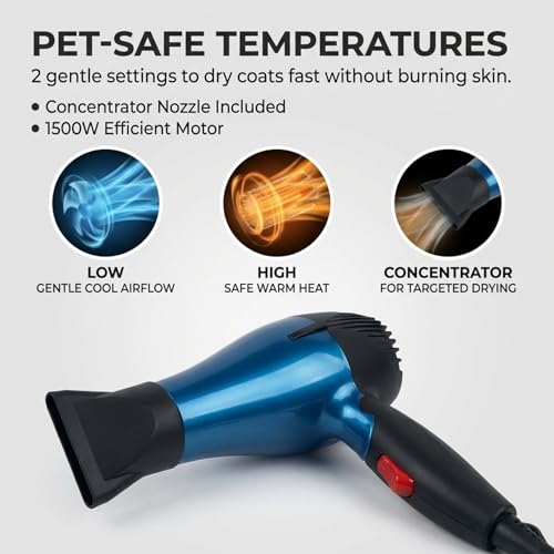 Foldable Pet Grooming Hair Dryer