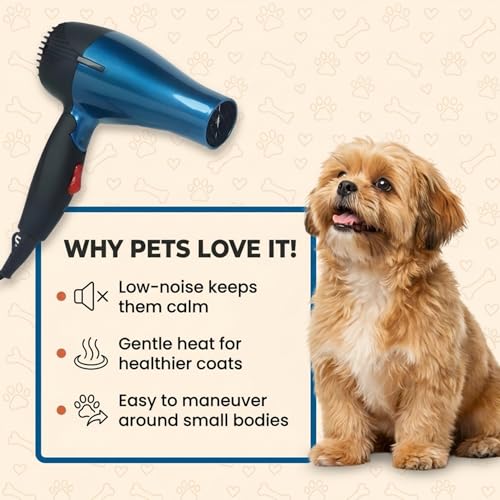 Foldable Pet Grooming Hair Dryer