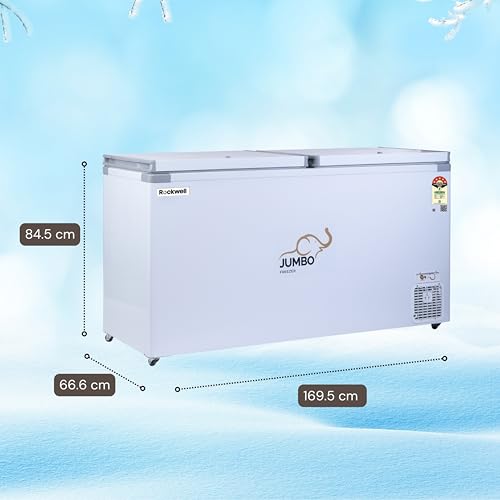 Rockwell 550DDU Double Door 5 Star Convertible Deep Freezer - Image 3