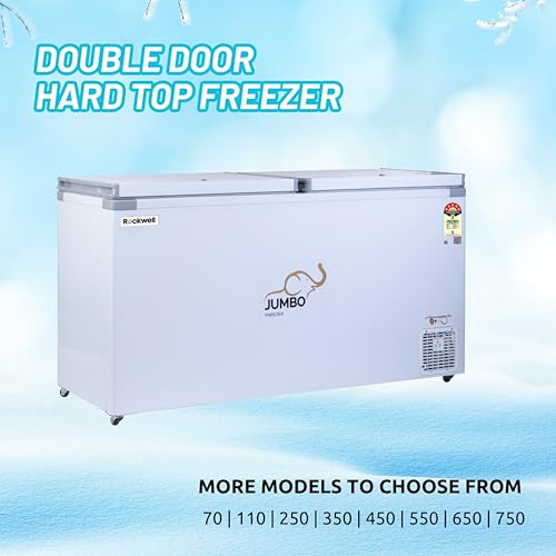 Rockwell 550DDU Double Door 5 Star Convertible Deep Freezer - Image 4
