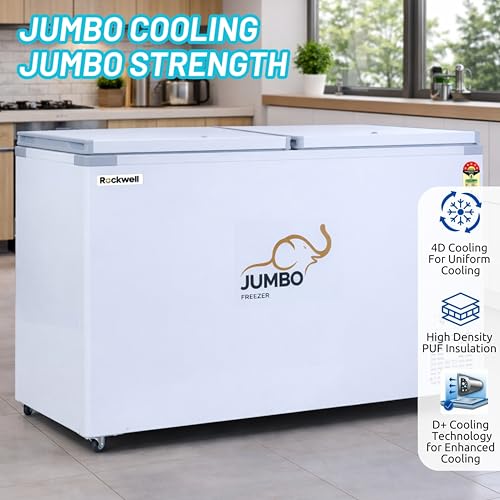 Rockwell 550DDU Double Door 5 Star Convertible Deep Freezer - Image 7