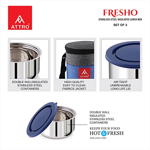 Attro Fresho Stainless Steel Double