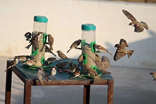 Amijivdaya Large Bird Feeder with Holding Handle (Pack of 1) - Image 2