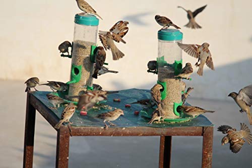 Amijivdaya Large Bird Feeder with Holding Handle (Pack of 1) - Image 3