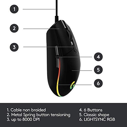 Logitech G102 Light Sync Gaming