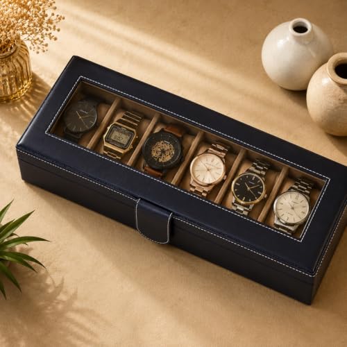 Leather World Engineered Wood Watch