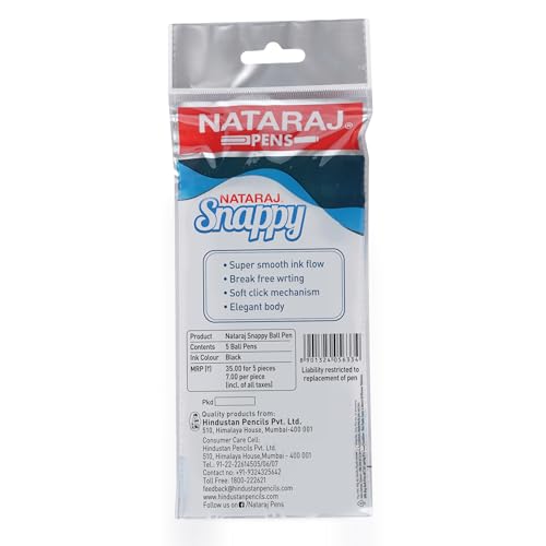 Nataraj Snappy Ball Pen, Smooth