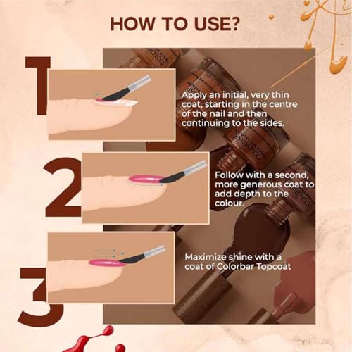 Colorbar Vegan Nail Lacquer - Frozen, 8ml - Image 4