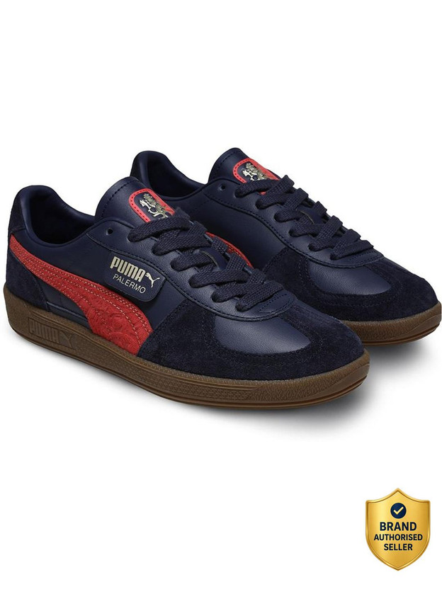 PUMA Palermo X RCB Sneakers For Men (Blue , 9)