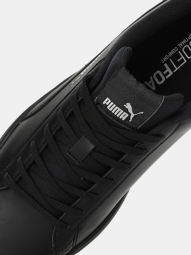 PUMA Smashic Sneakers For Men (Black , 10) - Image 4