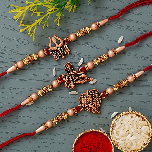 eCraftIndia Set of 3 Red