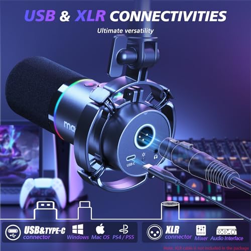 MAONO XLR/USB Dynamic Microphone