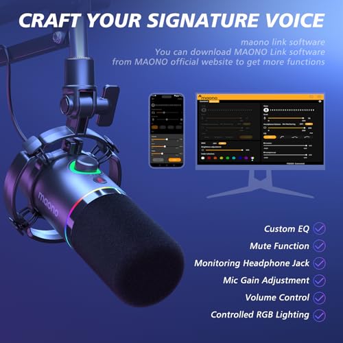 MAONO XLR/USB Dynamic Microphone