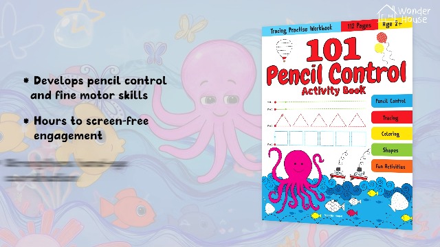 101 Pencil Control Activity Book