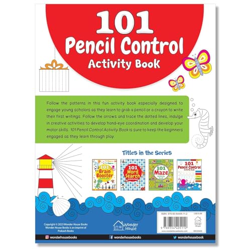 101 Pencil Control Activity Book