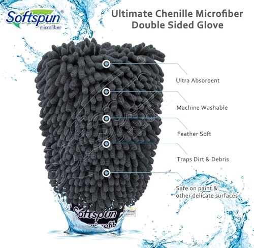 SOFTSPUN Microfiber Double Side Chenille