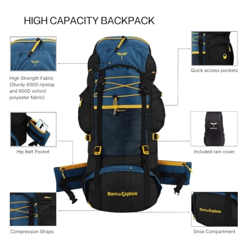 Impulse rucksack bags 75 litres