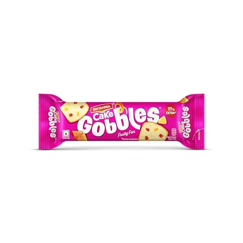 Britannia Gobbles Fruit Cake, 30+5g or 50g