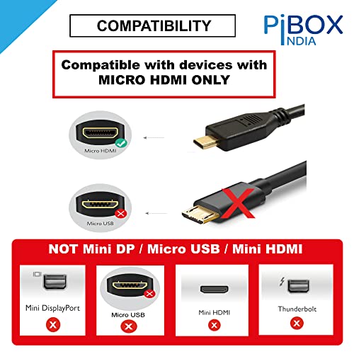 PiBOX India, Micro HDMI Cable
