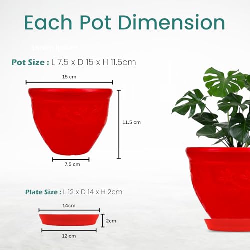 Go Hooked Plastic Planter Pots