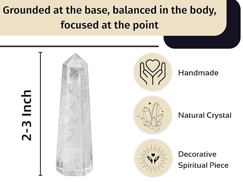 Certified Clear Quartz Crystal Tower
