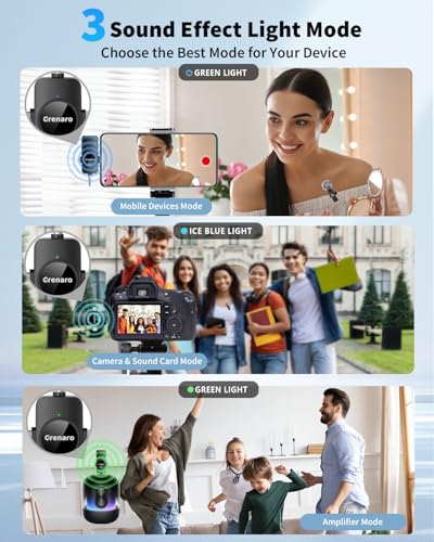 GRENARO Wireless Mic for Youtubers