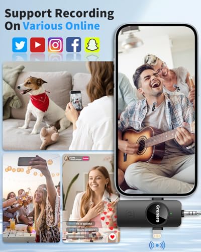 GRENARO Wireless Mic for Youtubers