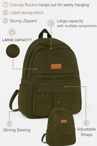 FUOCO Laptop Backpack for Women