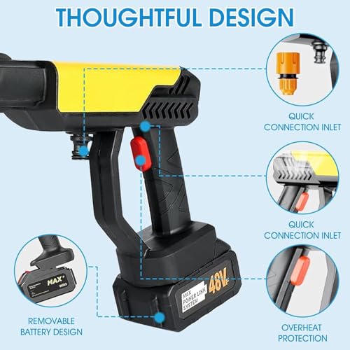TEKCOOL Cordless Portable 48V Wireless