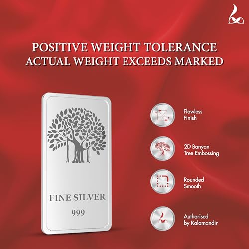 999 Purity Silver Bar Laxmi