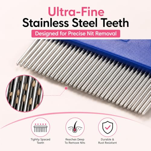 TEMPERIA Lice Comb for Women