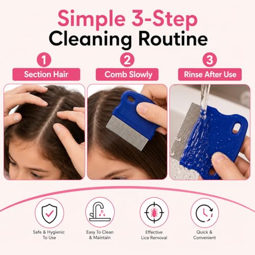 TEMPERIA Lice Comb for Women