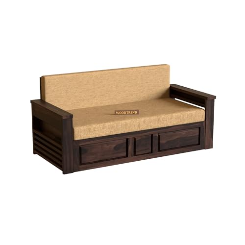 Solid Sheesham Wooden Sofa Cums