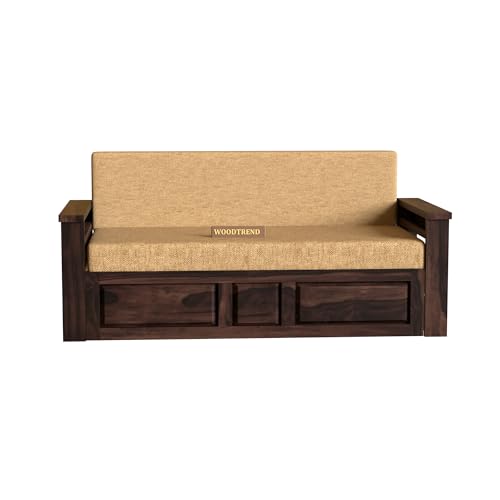 Solid Sheesham Wooden Sofa Cums