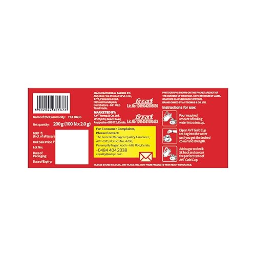 AVT GOLD CUP TEA BAG