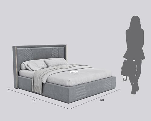 Acacia Modern Upholstered Bed Queen