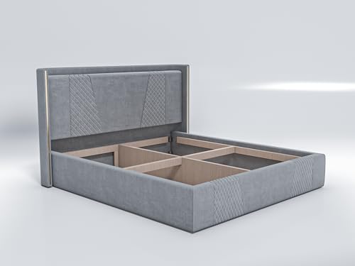 Acacia Modern Upholstered Bed Queen
