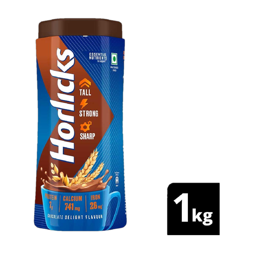 HORLICKS Chocolate Delight Jar Pack of 2 500gm (2 x 0.5 kg) - Image 10