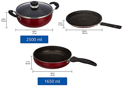 Amazon Brand - Solimo 3-Piece
