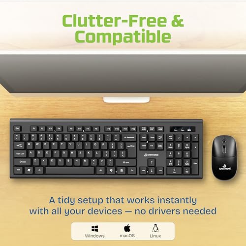 Wireless Keyboard Mouse Combo