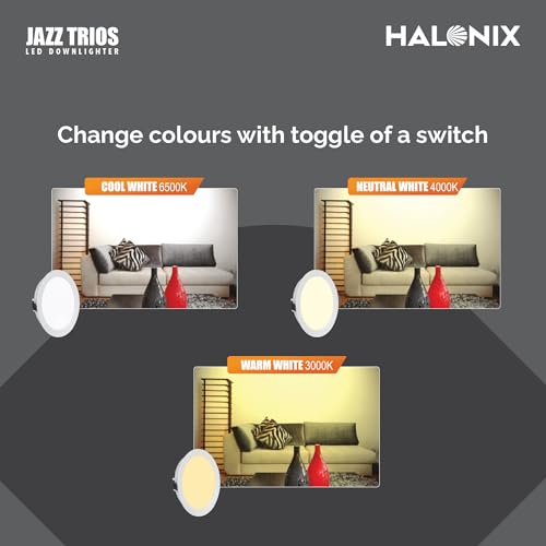 Halonix Polycarbonate 6W Jazz Multi-Color