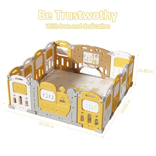 Dawnwake Assembly-Free 14 Panel Playard