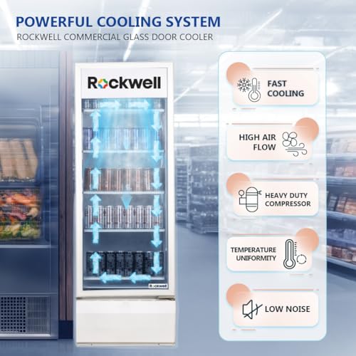 ROCKWELL RVC400 Single Glass Door