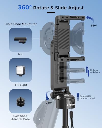 GRENARO Tripod Stand for Phone
