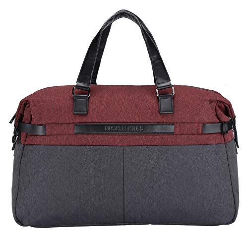 Nasher Miles Bern Grey-Maroon Duffle Bag 41 L