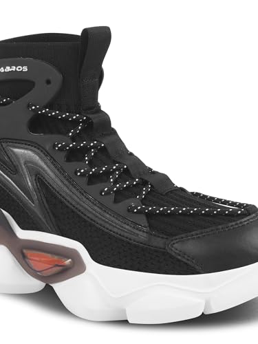ABROS YAMA-O Chunky Sole High-Top Sneakers for Mens - Image 2