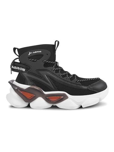 ABROS YAMA-O Chunky Sole High-Top Sneakers for Mens - Image 3
