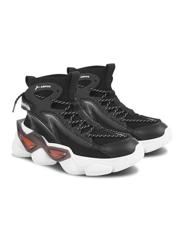 ABROS YAMA-O Chunky Sole High-Top Sneakers for Mens - Image 6