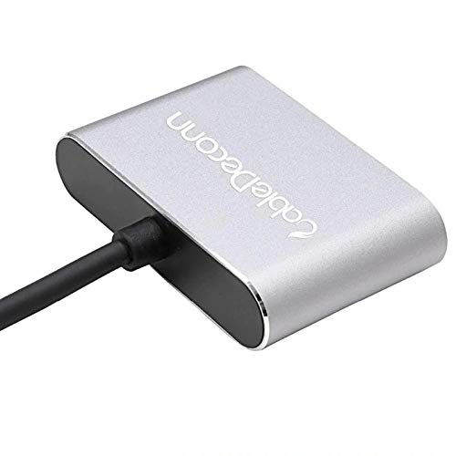 F0308 2 in 1 Type-C Male to 4K HDMI/DP Female USB-C Converter - Image 3