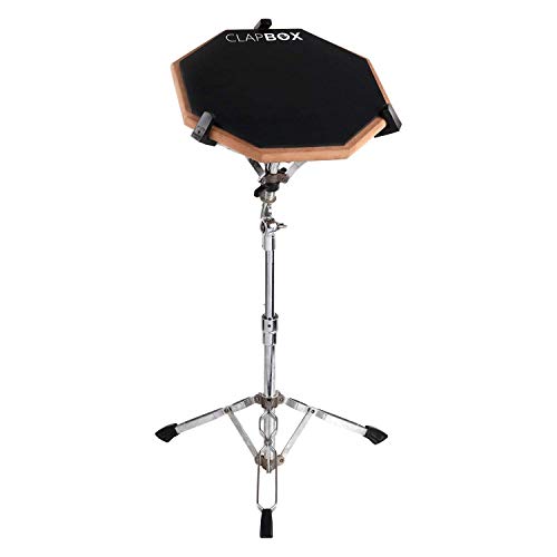 Clapbox Drum Practice Pad - 12 inches, Black (Practice pad only) - Image 3